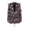 Isabel Marant Galdino Floral-print Cotton Jacket In Faded Night