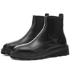 A-cold-wall* Logo-debossed Leather Chelsea Boots In Black