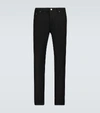 Acne Studios Straight Fit Cotton Jeans In Black