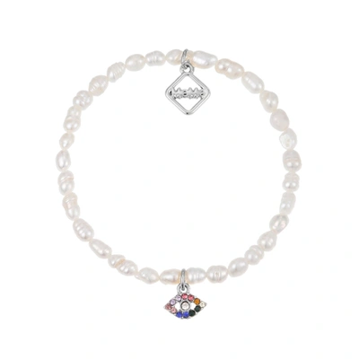 Meme London Talismans Energy Bracelet - White Gold