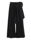 MOSCHINO MOSCHINO MAXI BOW PALAZZO TROUSERS