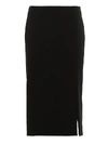 MOSCHINO MOSCHINO SIDE SLIT MIDI SKIRT