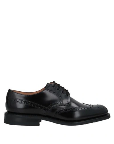 Church's Laced Shoes In Black