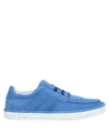 TOD'S TOD'S MAN SNEAKERS AZURE SIZE 8.5 SOFT LEATHER,11916630AQ 16