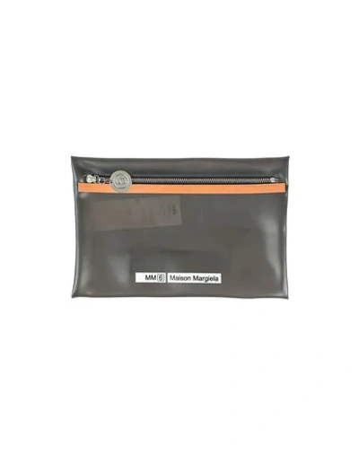 Mm6 Maison Margiela Pouches In Lead