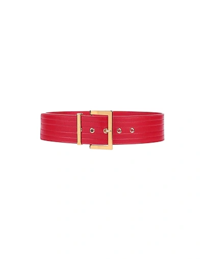 Ottod'ame High-waist Belt In Red