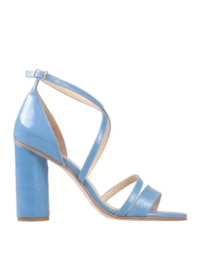 Wo Milano Sandals In Sky Blue