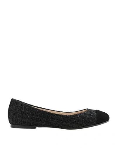 Anna Baiguera Ballet Flats In Black