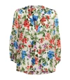 ALICE AND OLIVIA SHEILA HENLEY FLORAL TOP,15618810