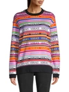 VERSACE LOGO STRIPE COTTON SWEATSHIRT,0400012795408