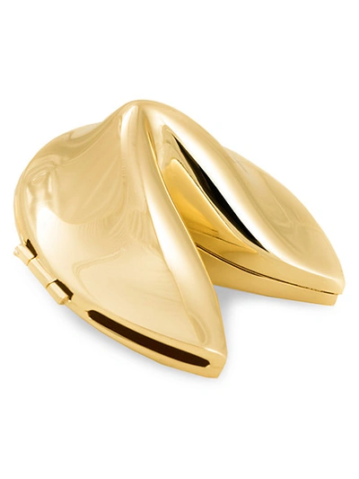 Bey-berk Fortune Cookie Storage Case In Gold