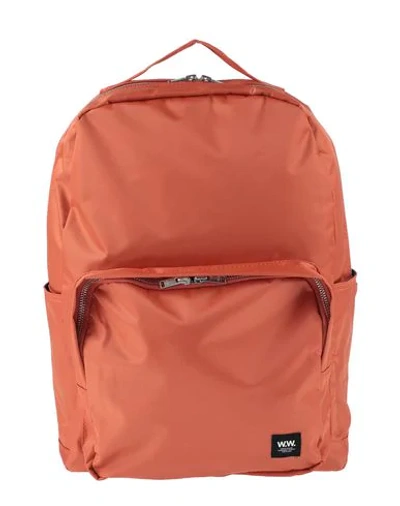 Wood Wood Backpack & Fanny Pack In Orange