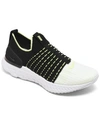 Nike Women's React Phantom Run Flyknit 2 Running Sneakers From Finish Line In Black/brly