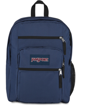 jansport big student backpack navy blue