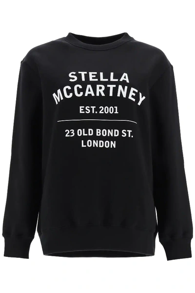Stella Mccartney 23 Old Bond Street Sweatshirt In Black,white