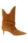 ATTICO SUEDE ANKLE BOOTS