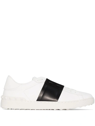 VALENTINO GARAVANI OPEN LEATHER SNEAKERS