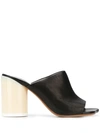 MM6 MAISON MARGIELA CHUNKY HEEL SANDALS