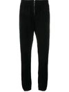 JUICY COUTURE SWAROVSKI EMBELLISHED VELOUR ZIP JOGGER PANT