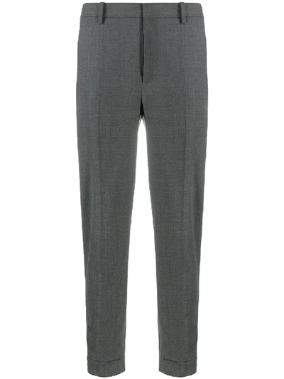 Neil Barrett Tailored Cropped Trousers In Grey