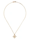 Roberto Coin 18kt Rose Gold Diamond Princess Flower Necklace In Rg