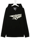 GIVENCHY TEEN STYLIZED LOGO HOODIE