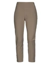 Theory Treeca Houndstooth Plaid Pull-on Pants In Beige