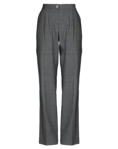 Dolce & Gabbana Casual Pants In Steel Grey