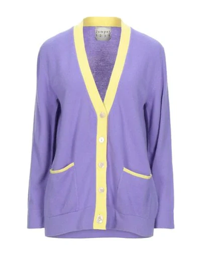 Jumper 1234 Cardigan In Lilac