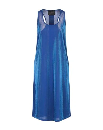 John Richmond Midi Dresses In Bright Blue