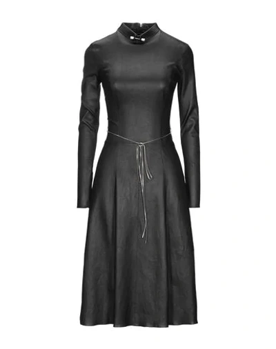 Aphero Knee-length Dress In Black