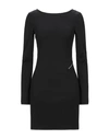Patrizia Pepe Short Dresses In Black