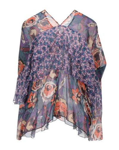 Anna Sui Blouse In Dark Purple