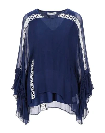 Pierre Balmain Blouses In Blue