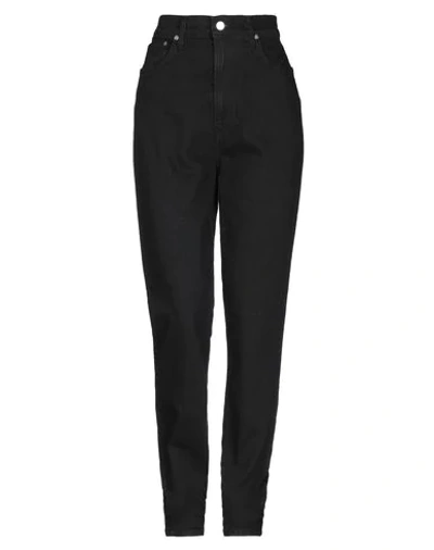 HELMUT LANG HELMUT LANG WOMAN JEANS BLACK SIZE 26 COTTON, ELASTANE,42801889DW 2