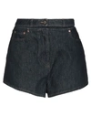 Valentino Denim Shorts In Blue