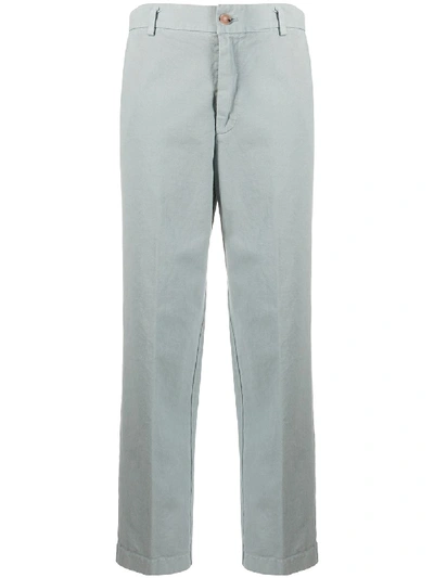 Forte Forte Cropped Tapered Trousers In Grey