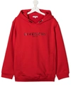 GIVENCHY TEEN EMBOSSED LOGO HOODIE