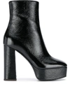 Giuseppe Zanotti Patent Leather Ankle Boots 140mm In Black