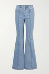 STELLA MCCARTNEY + NET SUSTAIN THE '70S HIGH-RISE FLARED JEANS