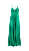 A.l.c Aries Pleated Dress In Prickly Pear