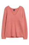 Halogenr Halogen Balloon Sleeve Sweater In Pink Compact