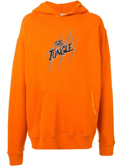 Just Don Jungle Oversized Hoodie In Orange