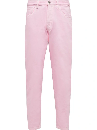 Prada Slim-fit Jeans In Pink