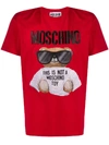 MOSCHINO TEDDY BEAR EMBROIDERED T-SHIRT
