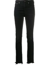 R13 STRARFORD MID RISE STRAIGHT JEANS
