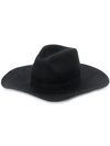 DSQUARED2 KNITTED WIDE BRIM FEDORA HAT