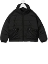 KARL LAGERFELD LOGO BAND PUFFER JACKET