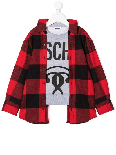 MOSCHINO LUMBERJACK SWEATER-SHIRT 