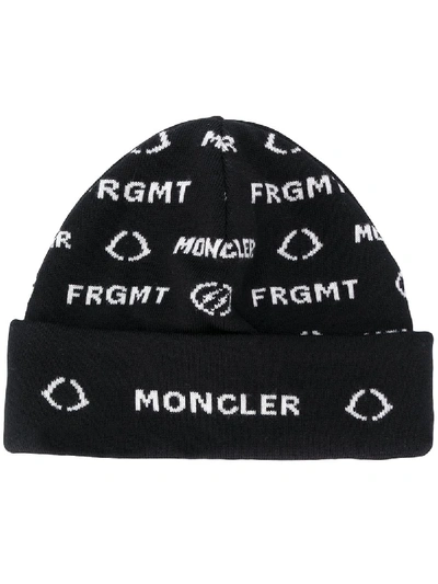 Moncler Fragment Hiroshi Fujiwara Beanie In Black